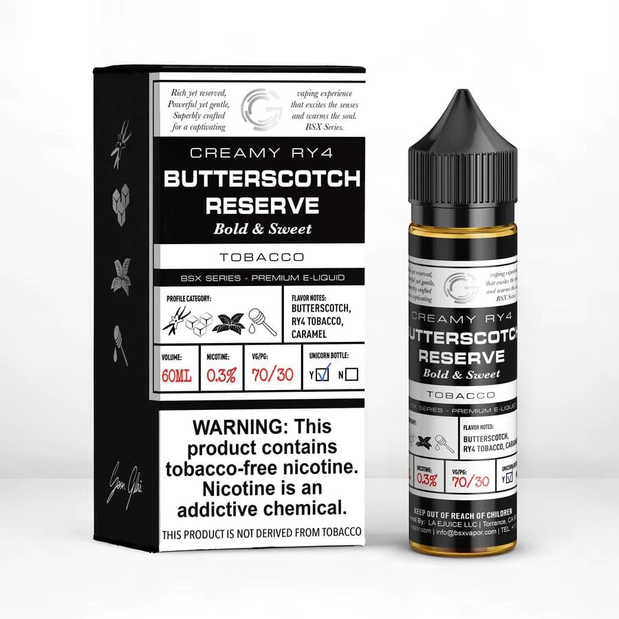 The Grand Reserve Butterscotch TFN Tobacco-Free Nicotine by Glas BSX - 60ml