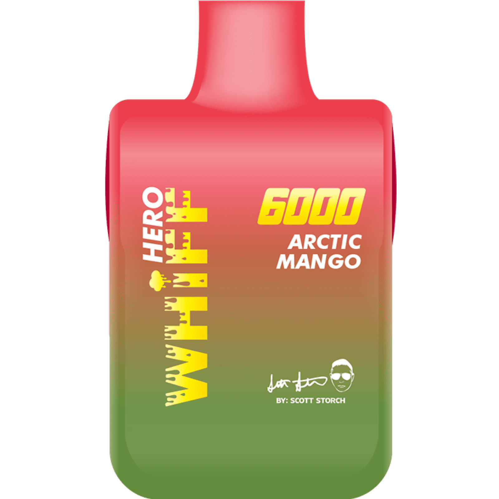 Whiff Hero by Scott Storch 6000 Puffs Vape Disposable - Arctic Mango