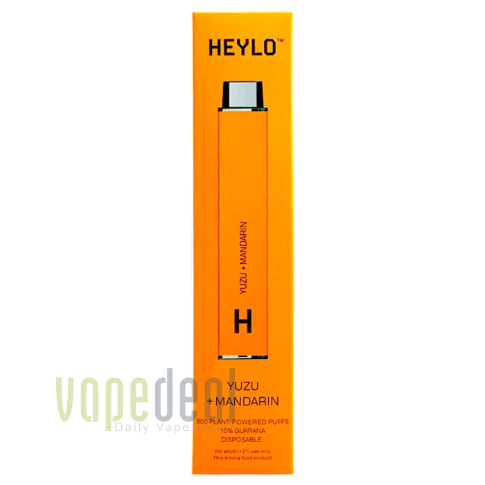 Heylo Disposable Nicotine Free - Yuzu Mandarin