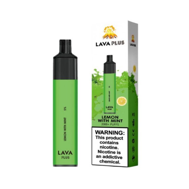 Lava Plus 2000 Puffs Disposable - Lemon with Mint