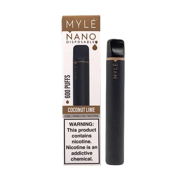 Myle Nano Disposable 600 Puffs - Coconut Lime