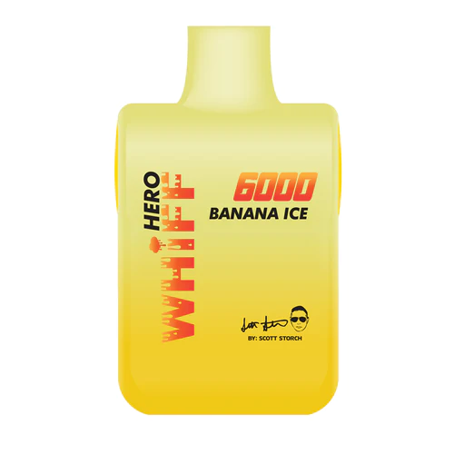 Whiff Hero by Scott Storch 6000 Puffs Disposable Vape - Banana Ice