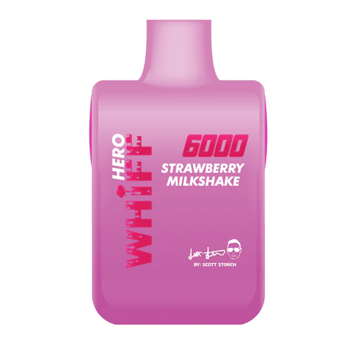 Whiff Hero by Scott Storch 6000 Puffs Disposable Vape - Strawberry Milkshake