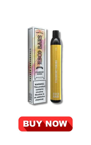 Esco Bars Mesh 2500 Puffs Disposable - Strawberry Banana