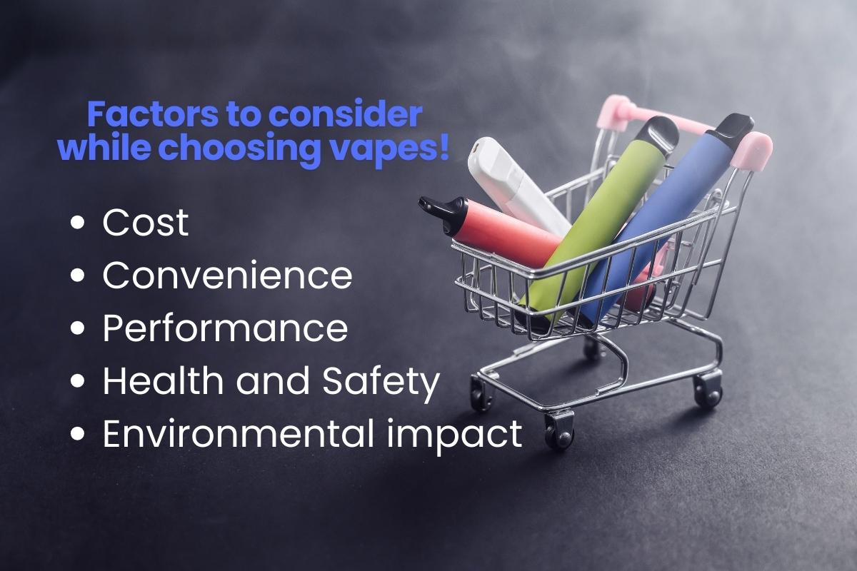 Factors to consider for buying vape