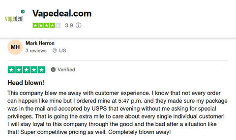 Review from vape deal