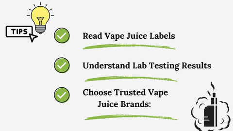 Tips to identify vape juice